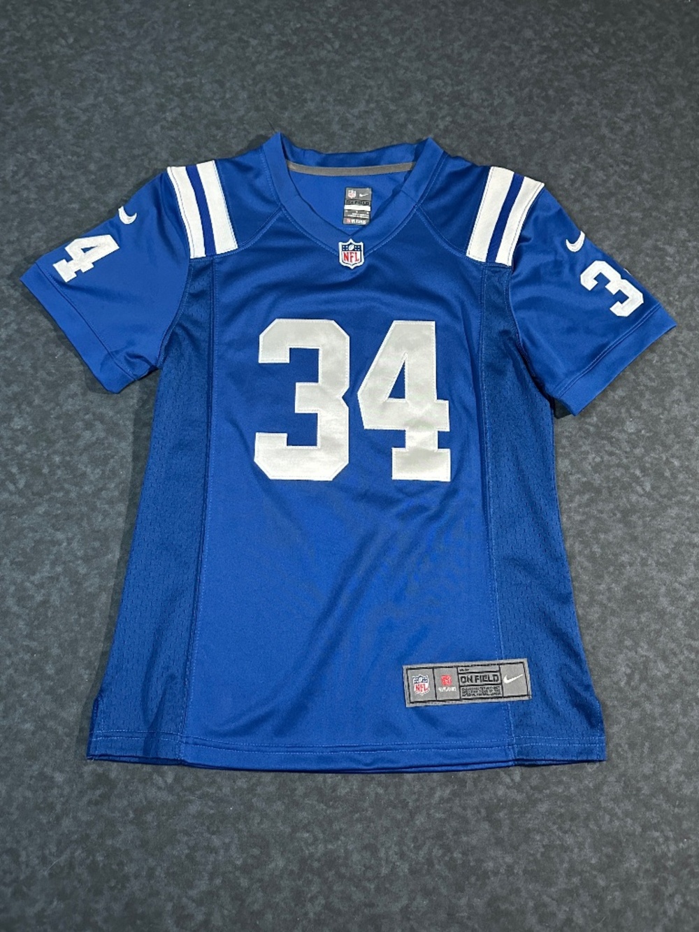 Nike NFL Indianapolis Colts Trent Richardson #34 Blue Football Jersey Size M